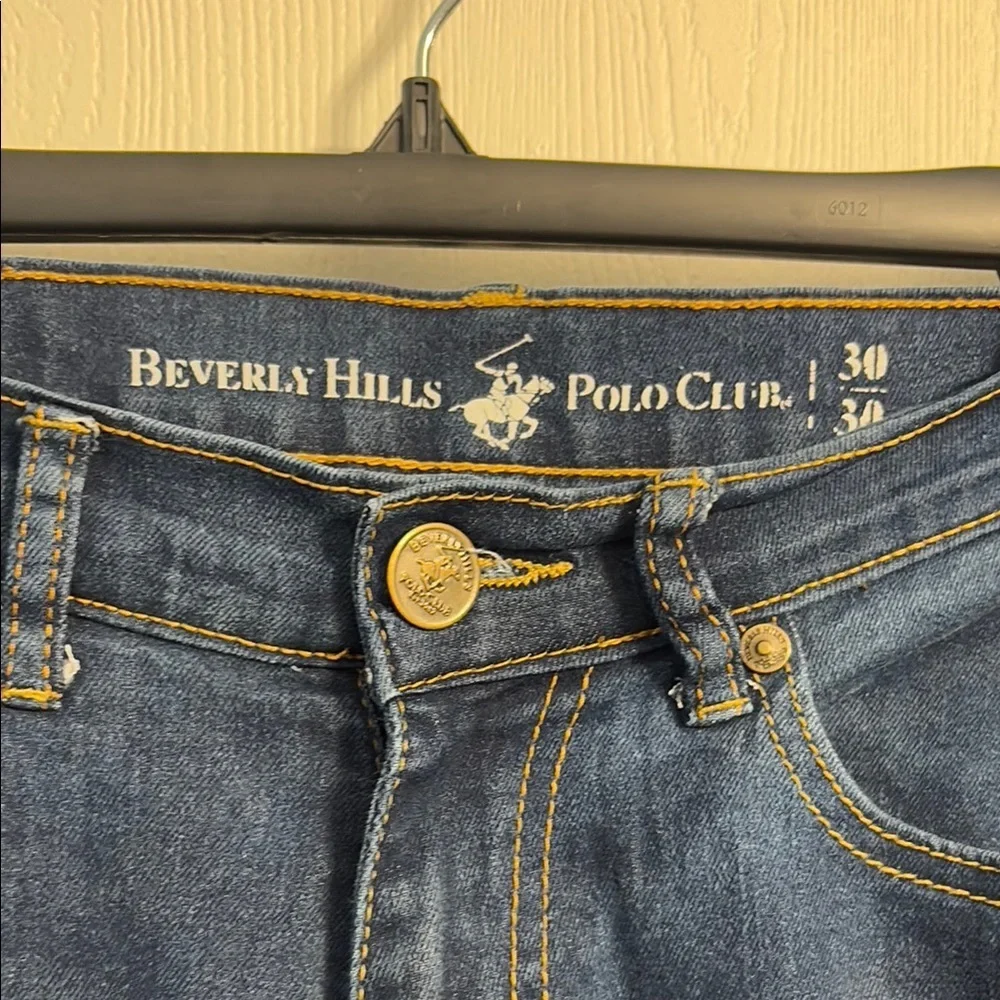 Beverly Hills Polo Club Blue Straight Jeans Classic Style